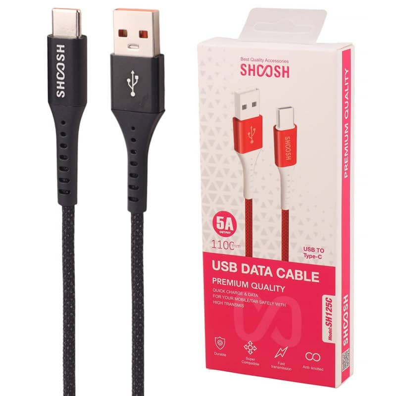 کابل تبدیل USB به USB-C شوش مدل 11 طول 1.1 متر