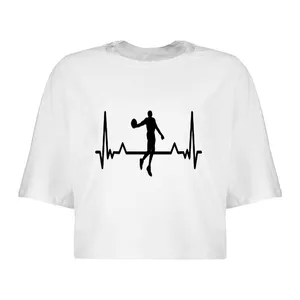 کراپ‌تاپ آستین کوتاه زنانه مدل GYM  کد L158 S