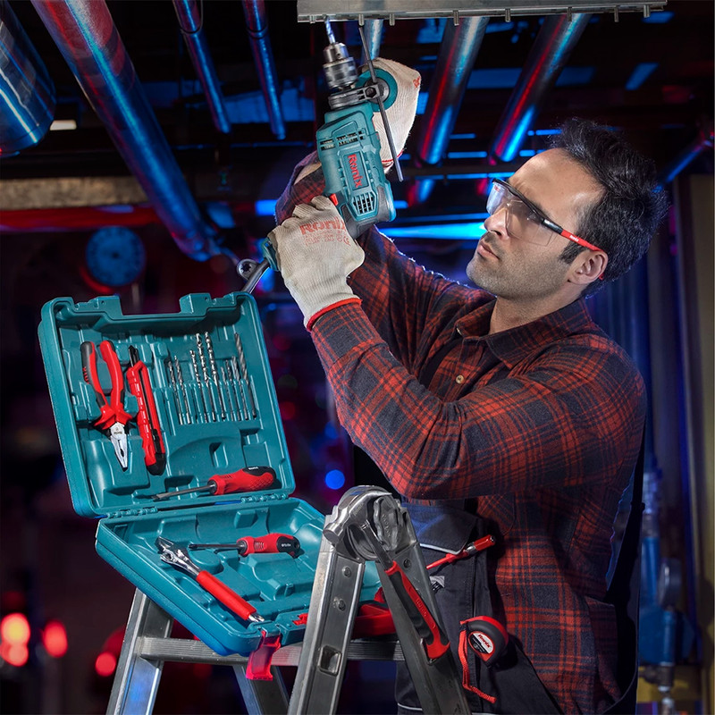 کیت دریل برقی چکشی رونیکس مدل RS_0001