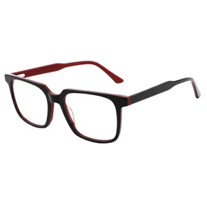 فریم عینک طبی مدل LC023 Acetate Midnight Maroon
