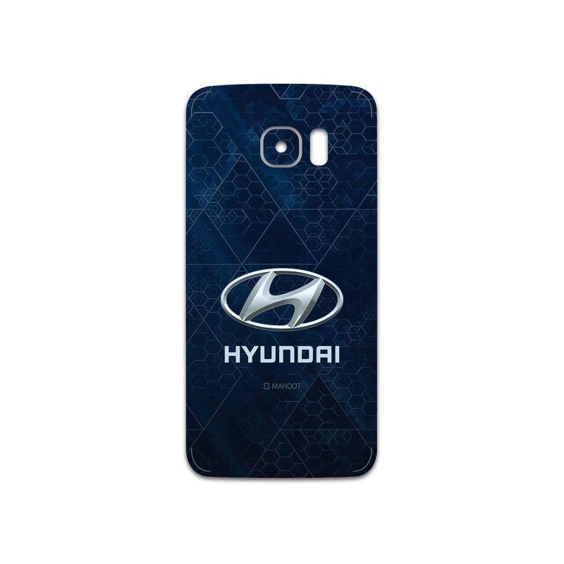 برچسب پوششی ماهوت مدل Hyundai مناسب برای گوشی موبایل سامسونگ Galaxy S7 Edge