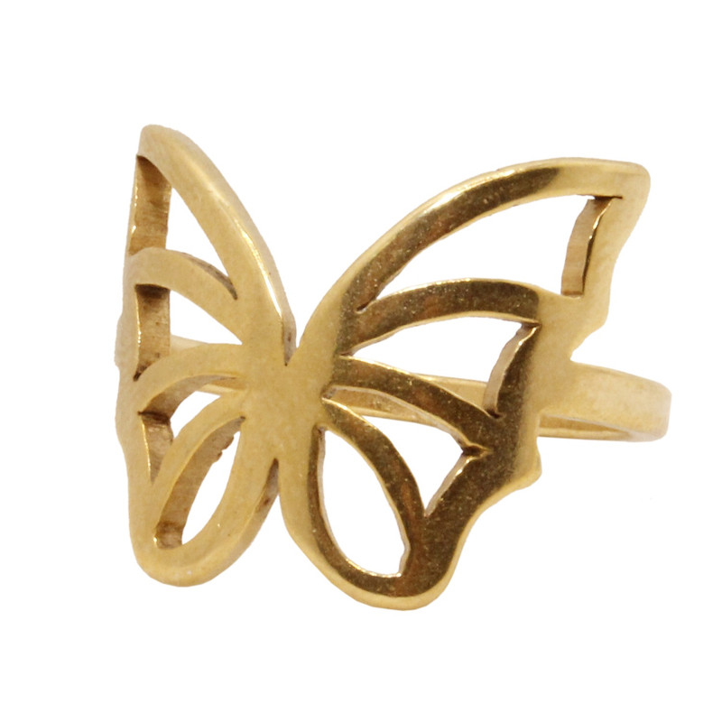 انگشتر زنانه طرح پروانه کد RKH_827