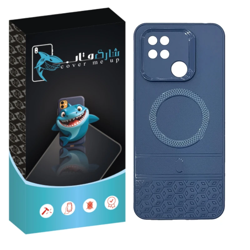 کاور شارک قاب مدل تاس مناسب برای گوشی موبایل شیائومی Redmi 10c / Poco C40