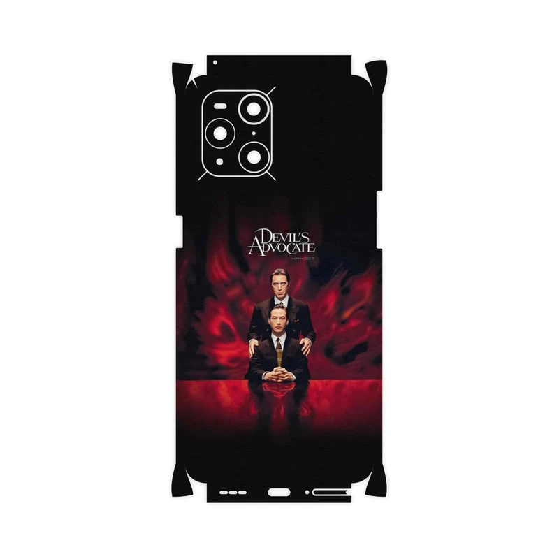 برچسب پوششی ماهوت مدل The Devils Advocate-FullSkin مناسب برای گوشی موبایل اپو Find X3 Pro