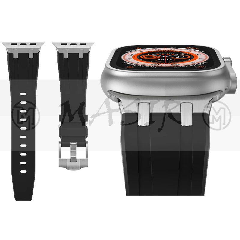 بند مسیر مدل Bracelet Sport Silicone Strap مناسب برای اپل واچ Ultra 49mm / Ultra 2 49mm