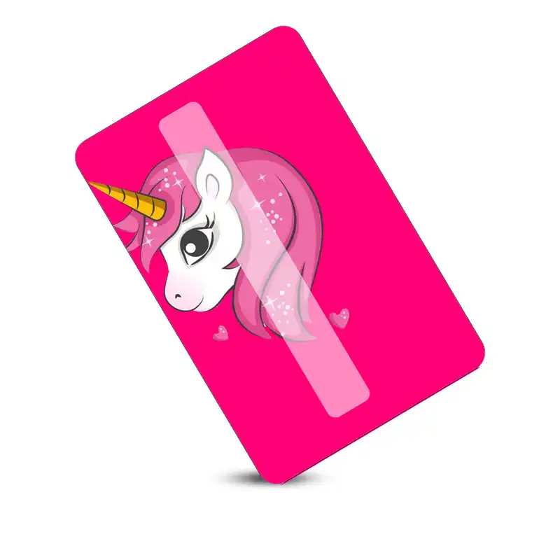 استیکر کارت طرح یونیکورن بسته 3 عددی