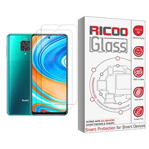 Ricoo Glass MIX002 Screen Protector For Xiaomi Redmi Note 9 Pro Pack Of 2