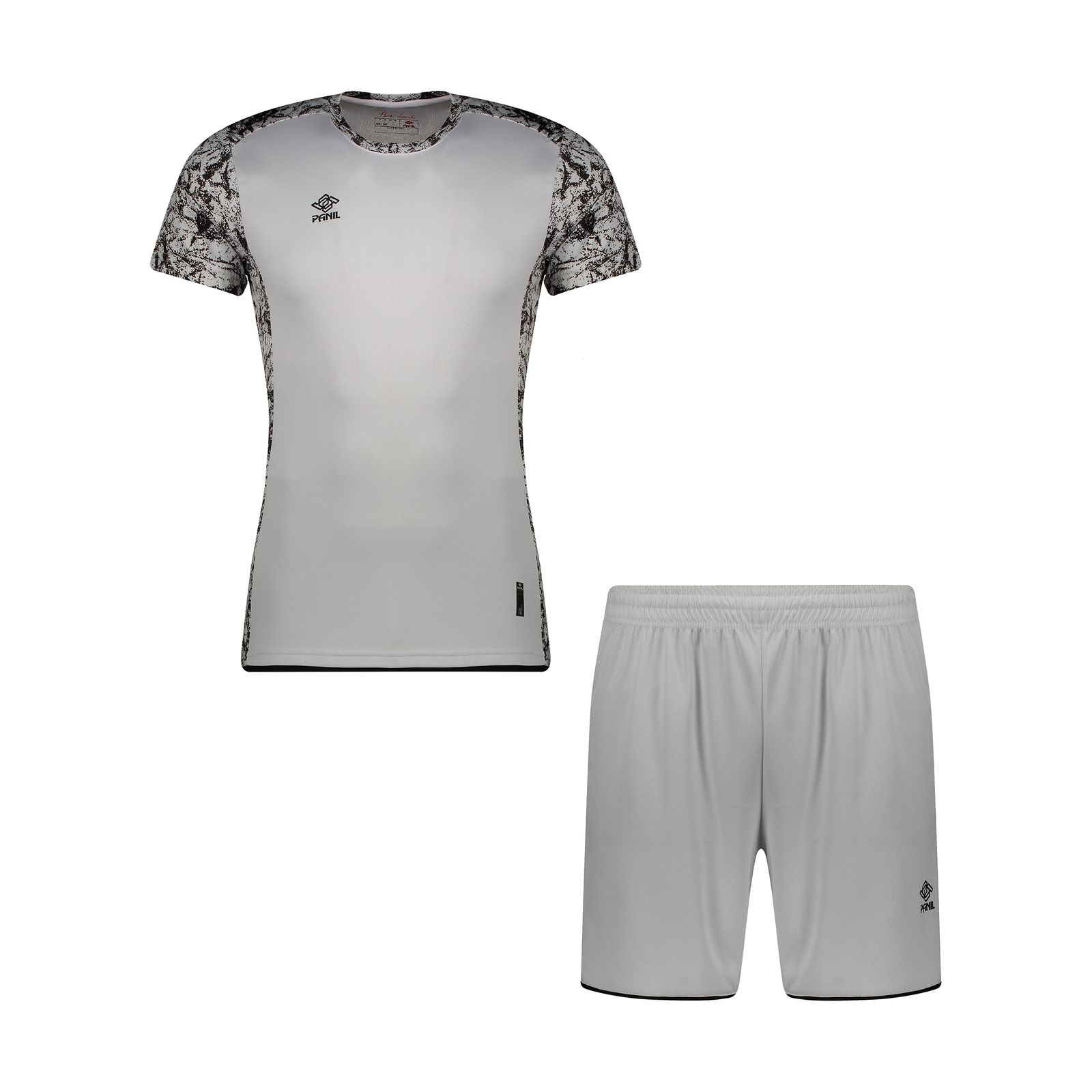 ست تی شرت آستین کوتاه و شلوارک ورزشی مردانه پانیل مدل 1110W -  - 1