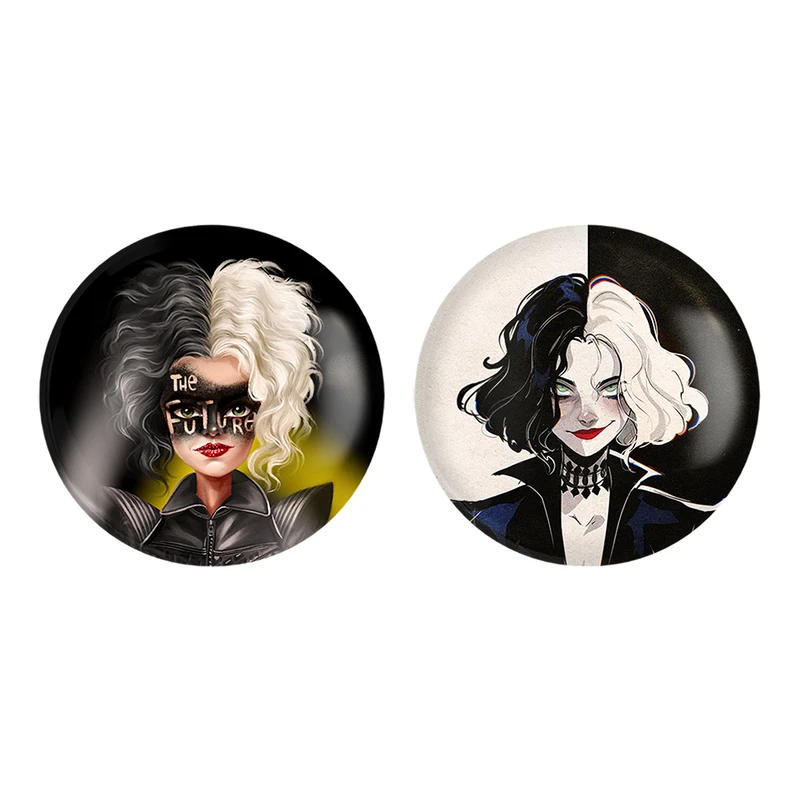 مگنت خندالو طرح کروئلا Cruella کد 1075210745 مجموعه 2 عددی