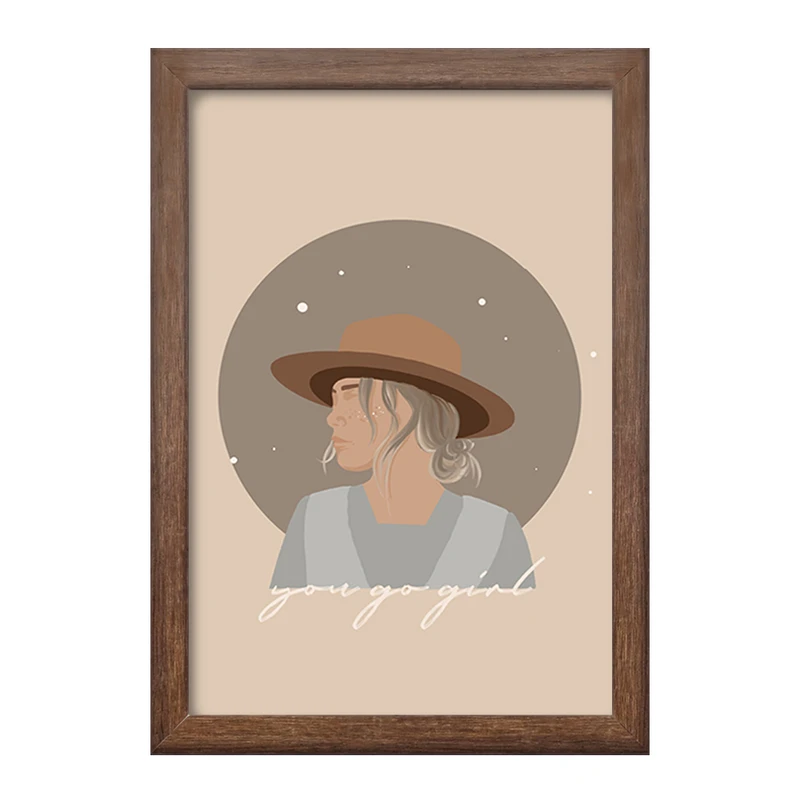 تابلو خندالو طرح مینیمال دخترانه کد 28702