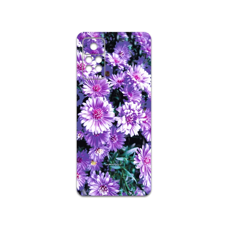 برچسب پوششی ماهوت مدل Purple-Flower مناسب برای گوشی موبایل شیائومی Redmi Note 11 Pro