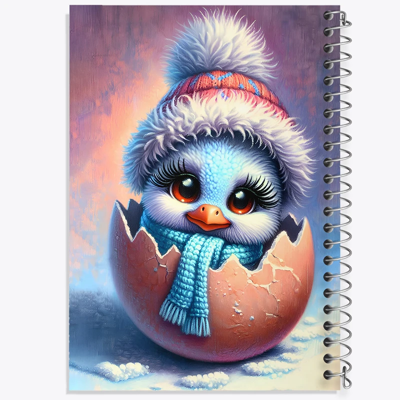 دفتر نقاشی 50 برگ خندالو طرح جوجه کد F7142