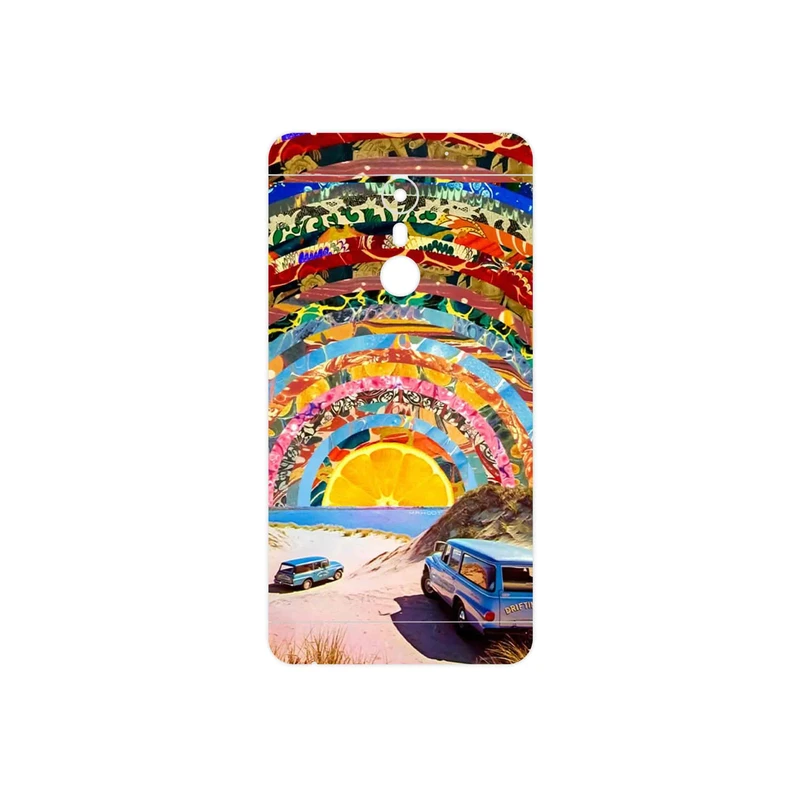 برچسب پوششی ماهوت مدل Collage of Orange Sky مناسب برای گوشی موبایل یومی Super