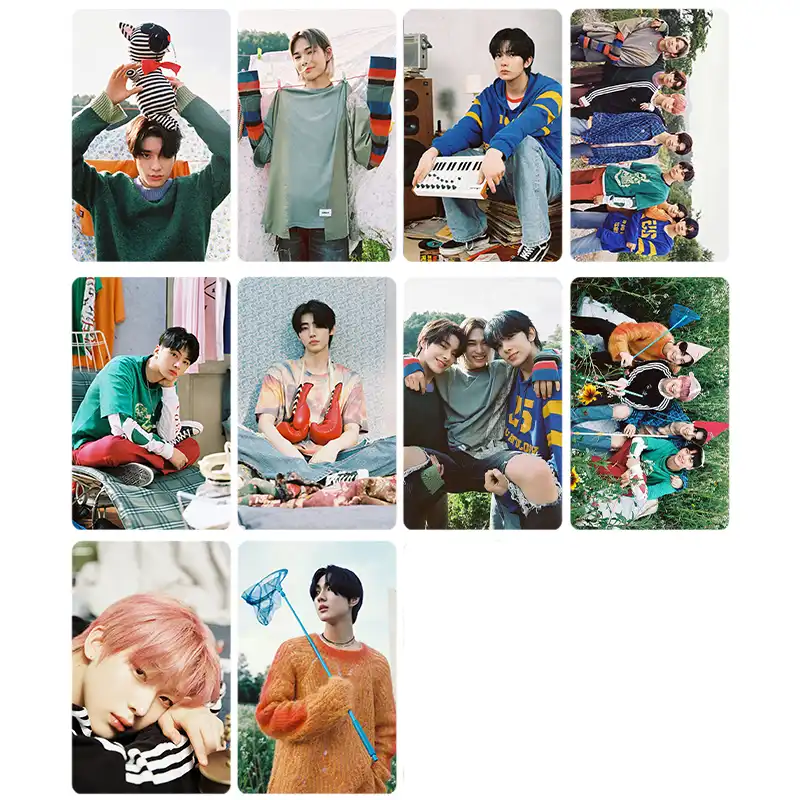 استیکر کارت مدل PH-502 طرح فتوکارت انهایپن ENHYPEN بسته 10 عددی