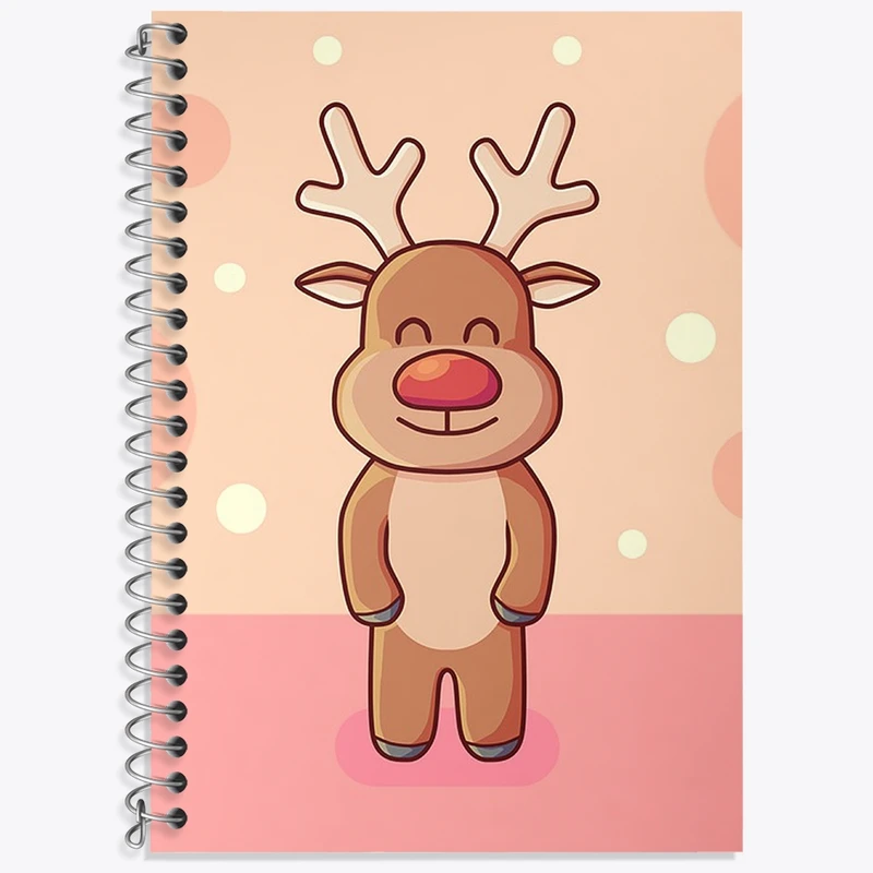 دفتر لغت 50 برگ خندالو طرح گوزن کد N1472