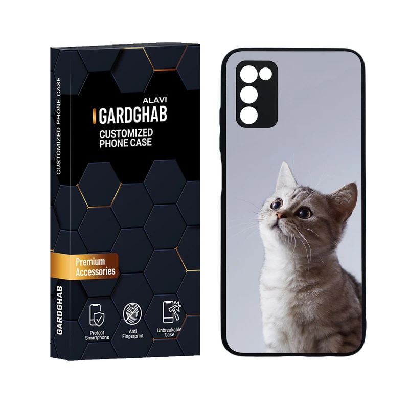 کاور گارد قاب علوی دورژله ای مدل حیوانات مناسب برای گوشی موبایل سامسونگ Galaxy A03s