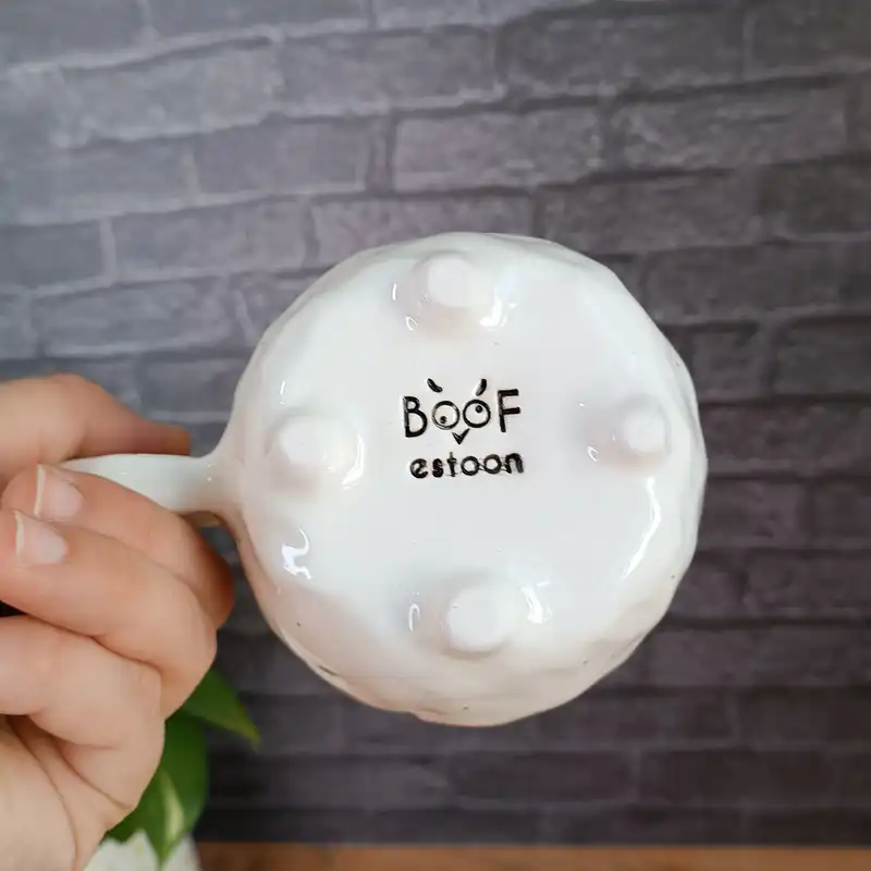 ماگ سرامیکی طرح دفرمه مدل HOPE