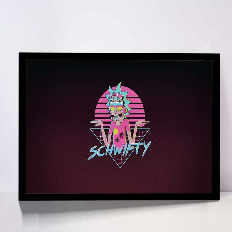 تابلو مدل rick and morty  کد F-15027