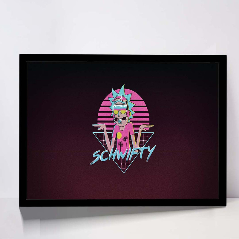 تابلو مدل rick and morty  کد F-15027