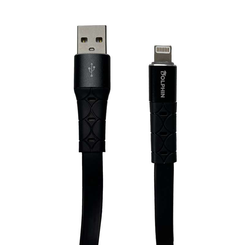 کابل تبدیل USB به لایتینینگ دلفین مدل DS 81 طول 1 متر