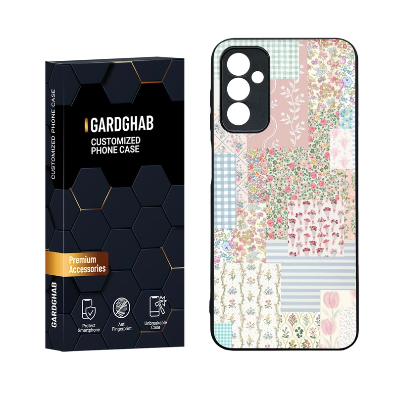 کاور گارد قاب مدل دورژله ای پشت گلس دخترانه مناسب برای گوشی موبایل سامسونگ Galaxy M13 4G