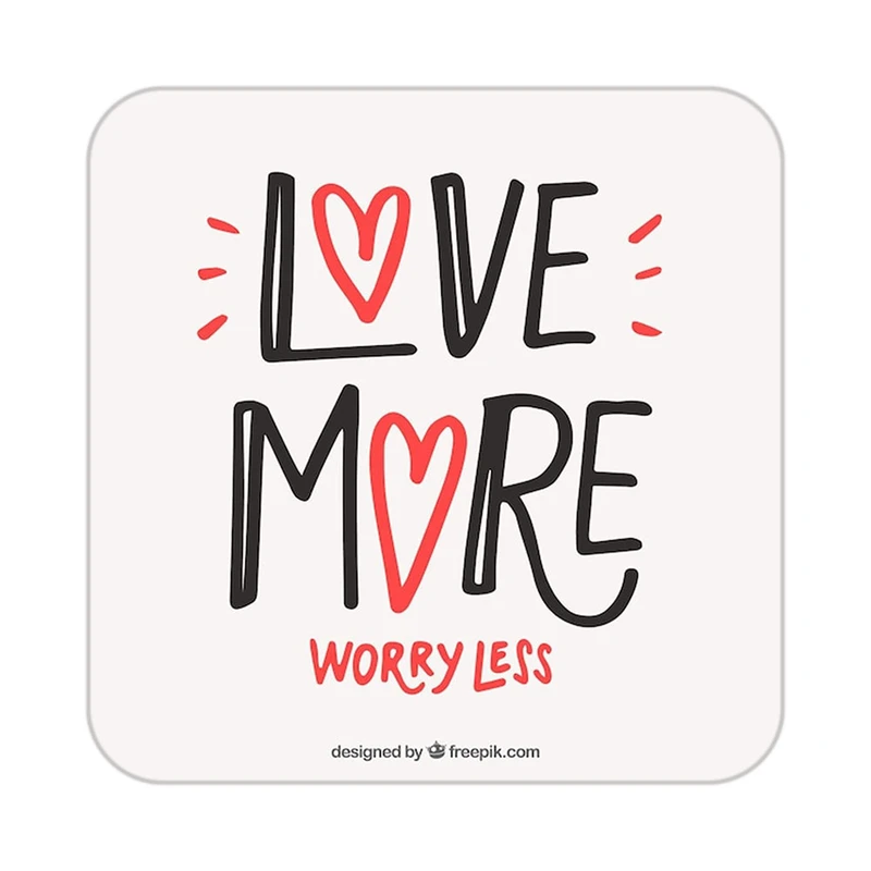 زیر لیوانی کاکتی طرح عاشقانه مدل mp38854