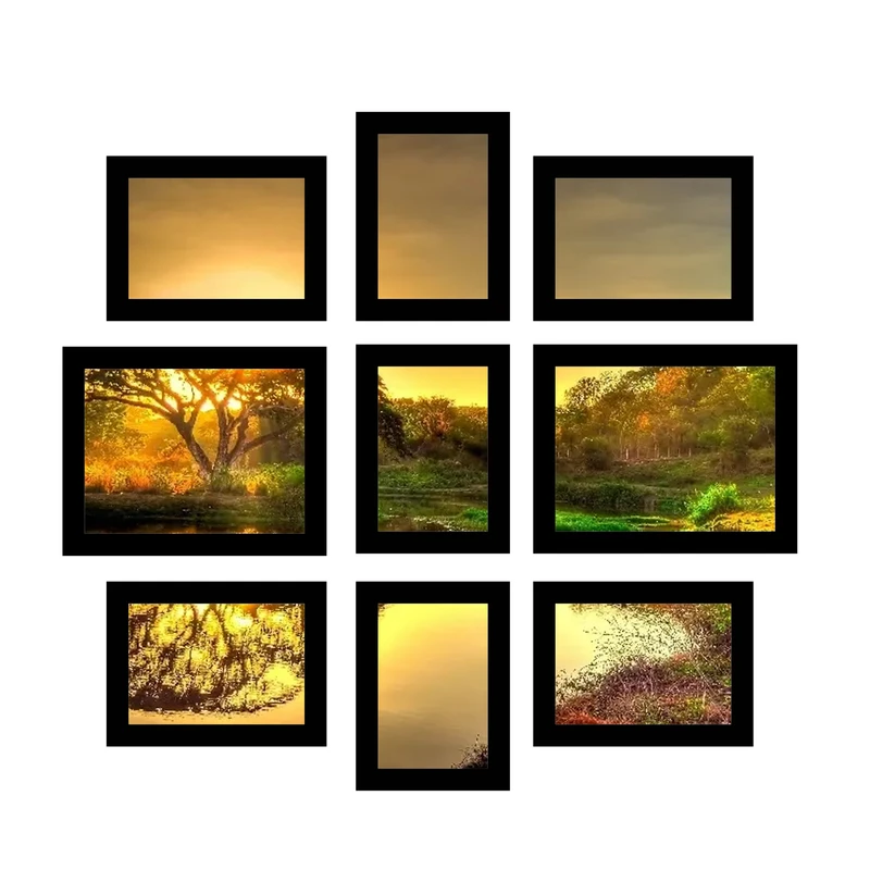 قاب عکس مدل 1015-3    1318-4    1520-2 مجموعه 9 عددی