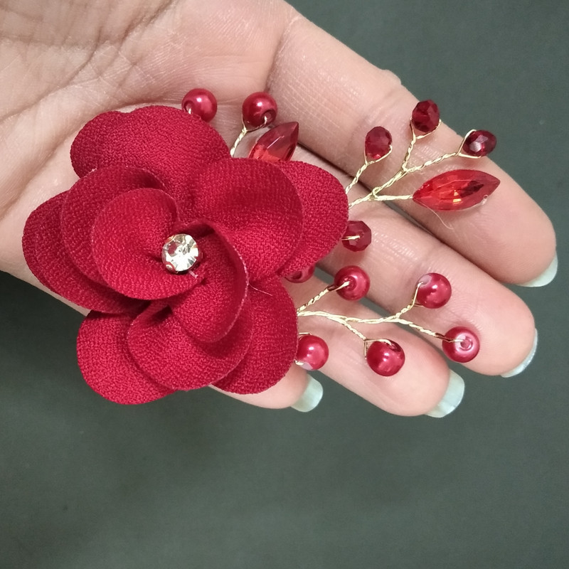 گیره مو دخترانه مدل گلدار
