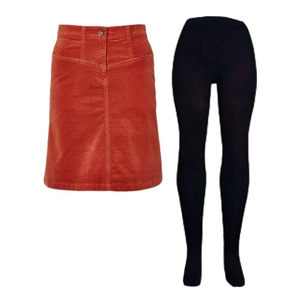 ست دامن و جوراب شلواری زنانه چیبو مدل 557Rt