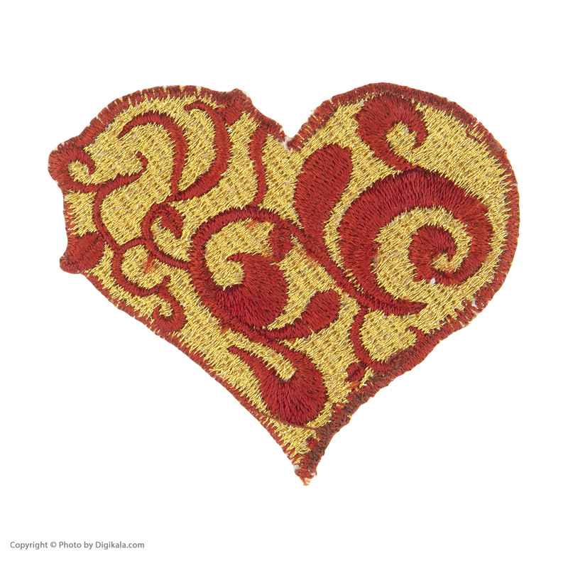 سنجاق سینه زنانه مزون هنری تیارا مدل قلب مجموعه 2 عددی