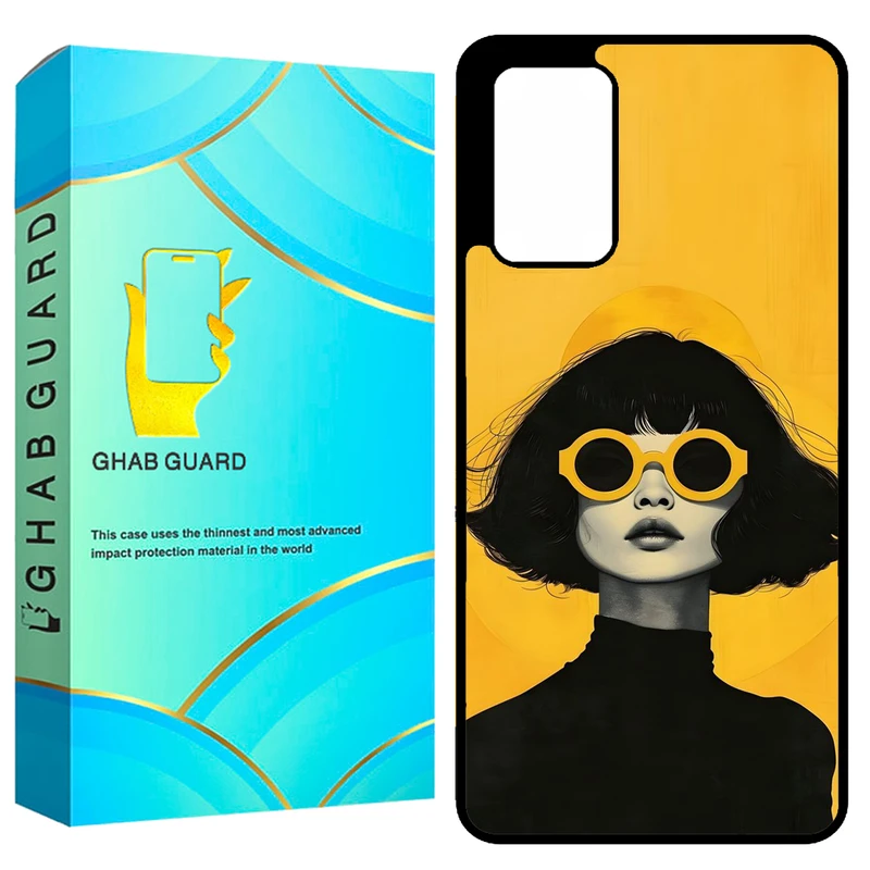 کاور قاب گارد طرح دختر مدل GCHPA72 مناسب برای گوشی موبایل سامسونگ Galaxy A72 4G