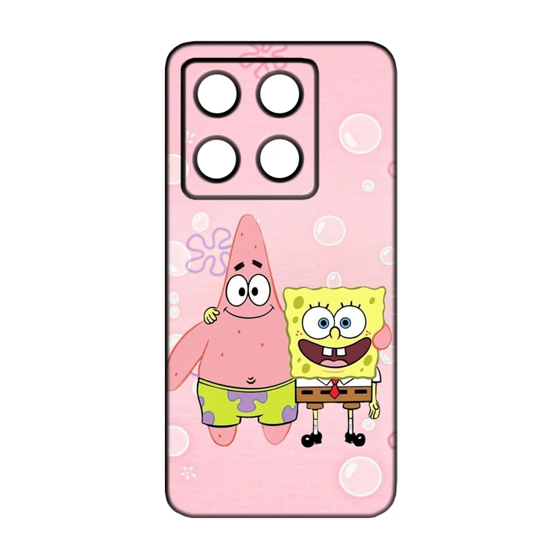 کاور طرح باب اسفنجی  کد 477 مناسب برای گوشی موبایل شیائومی 14T