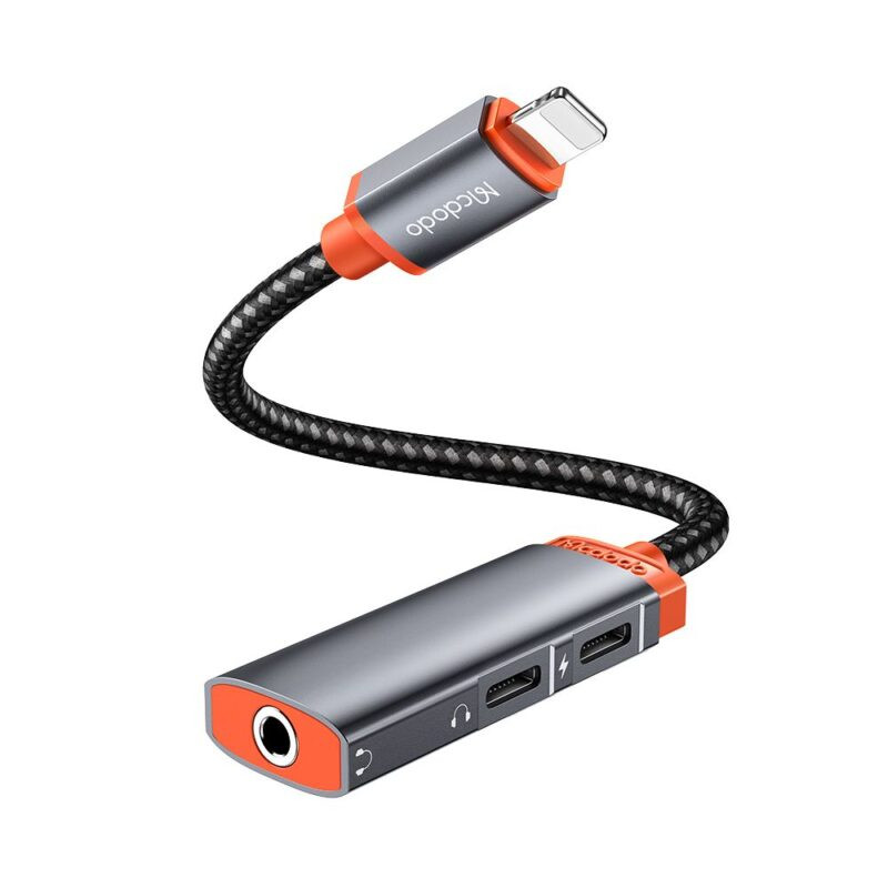 مبدل USB-C به لایتنینگ / جک 3.5 میلی متری مک دودو مدل CA-0950