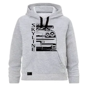     هودی پسرانه چاپیستا طرح skyline کد J69 رنگ طوسی