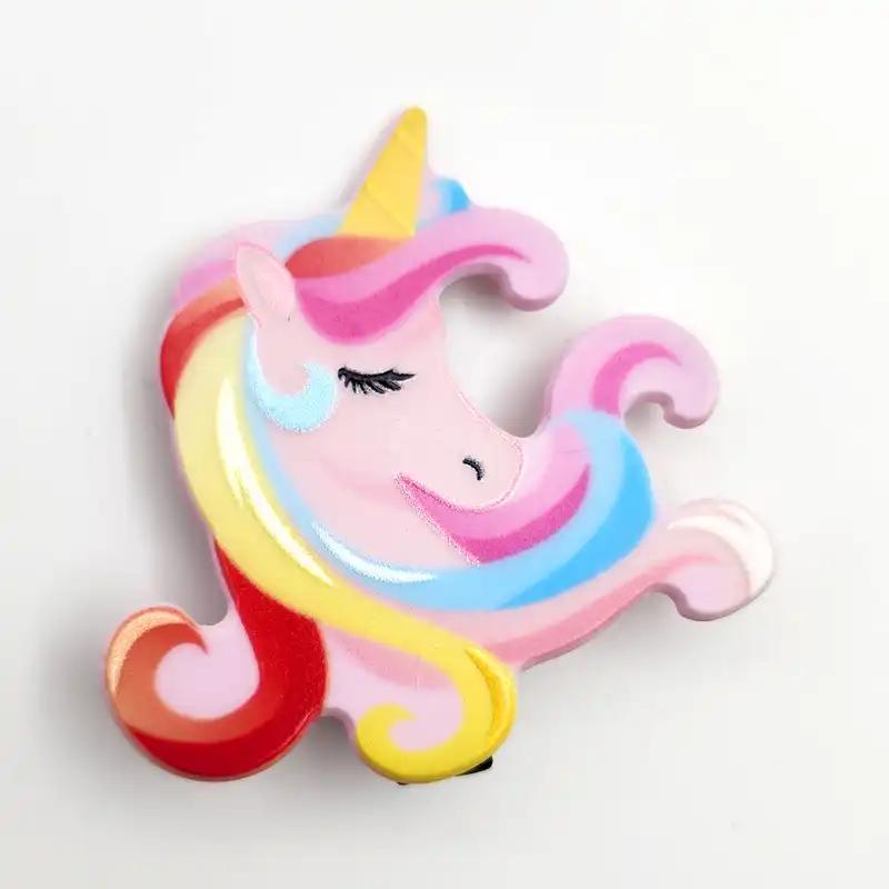 گیره مو دخترانه مدل یونیکورن کد SNG294-MT