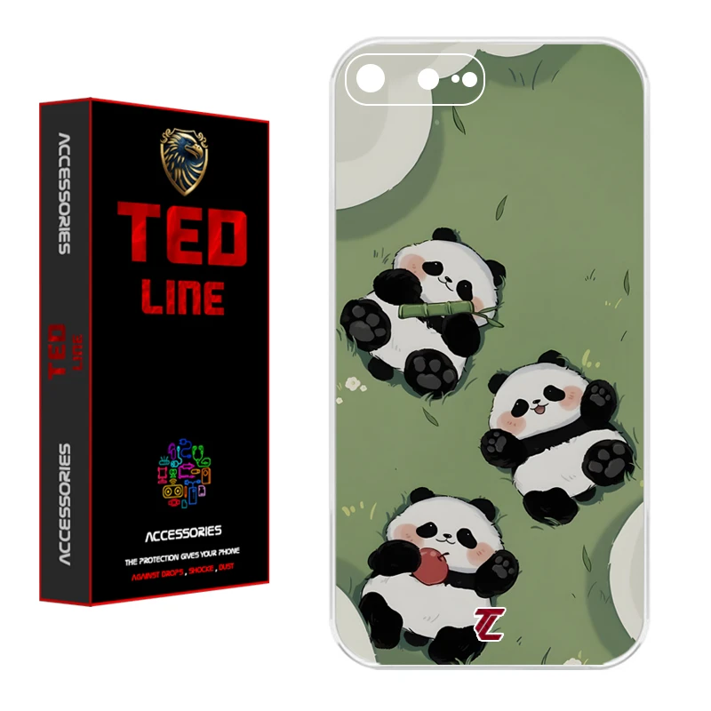 کاور تد لاین طرح پاندا کد 1102 مناسب برای گوشی موبایل اپل Iphone 7 Plus / 8 Plus