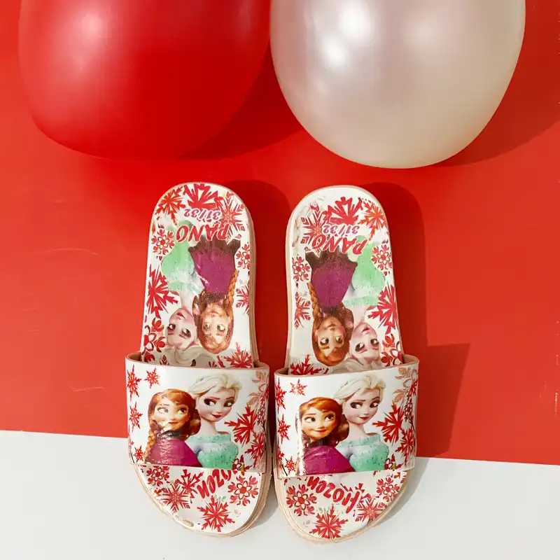 دمپایی دخترانه مدل ملکه یخی کد 829