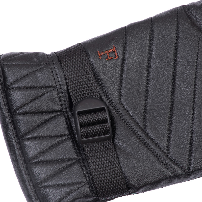 دستکش موتورسواری مدل داخل خز چرمی F