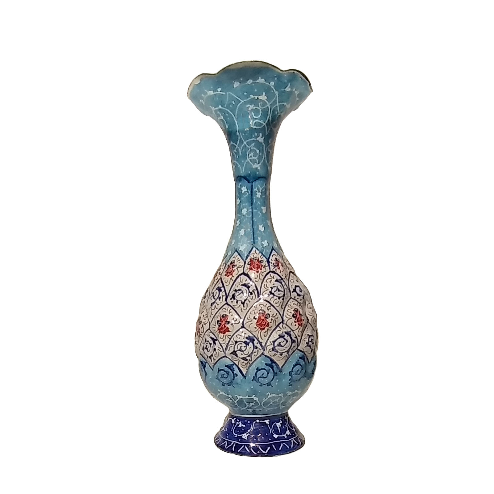 گلدان میناکاری مدل گل کد A 116