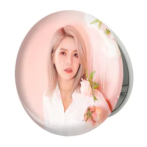 آینه جیبی خندالو طرح سولار گروه مامامو Mamamoo مدل تاشو کد 11815 