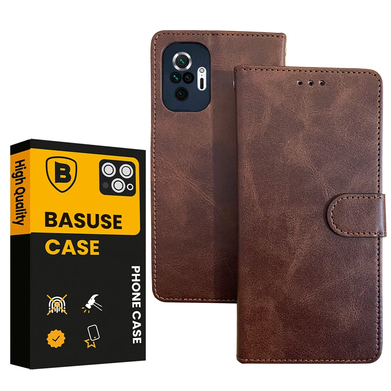 کیف کلاسوری باسئوس طرح Magneti کد M004 مناسب برای گوشی موبایل شیائومی  Redmi Note 10Pro 4G / Redmi Note 10 ProMax
