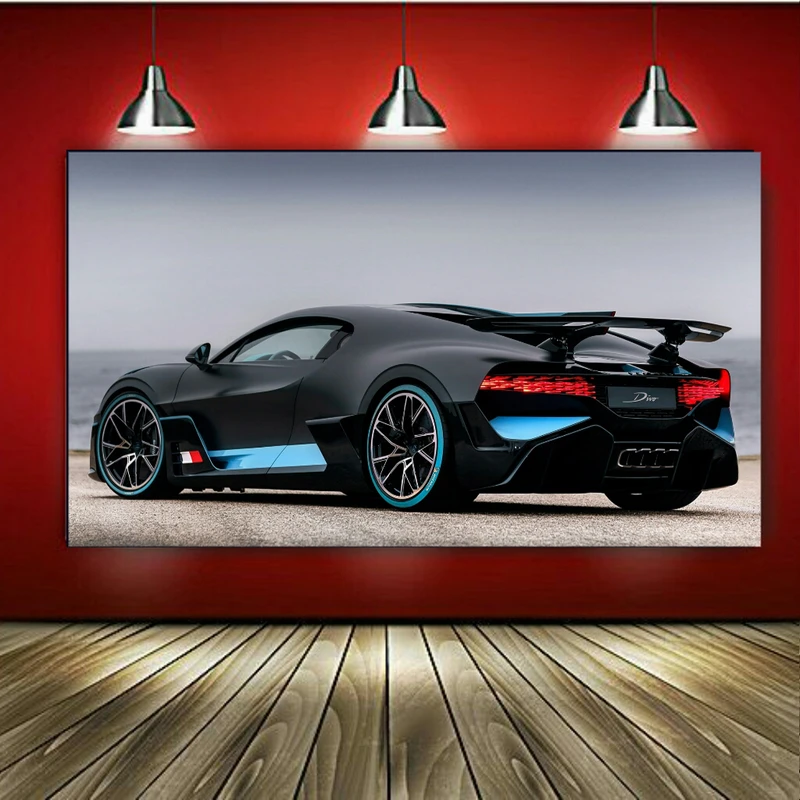 تابلو شاسی طرح ماشین مدل Bugatti Divo کد AR730