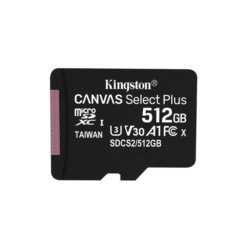 کارت حافظه microSDXC کینگستون مدل Xci کلاس 10 استاندارد U1 سرعت 80mbs ظرفیت 512 گیگابایت