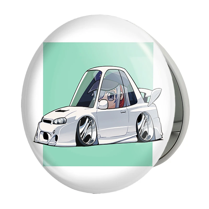 آینه جیبی خندالو طرح میلیزه انیمه 86 مدل تاشو کد 33810