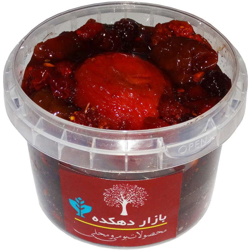ترشک آلو انار آلبالو و توت بازار دهکده - 350 گرم
