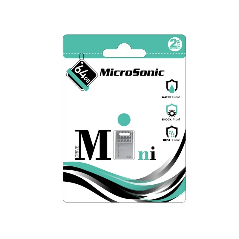 فلش مموری میکروسونیک مدل  mini drive ظرفیت 64 گیگابایت  عکس شماره 2