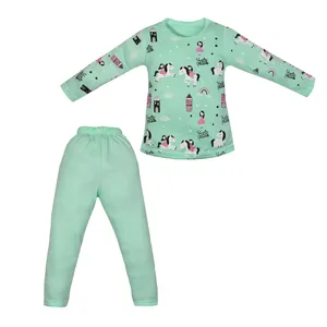 ست تی شرت و شلوار دخترانه مدل Unicorn کد 129