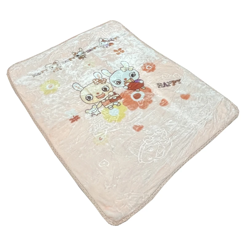 پتو کودک مدل آبجی خرگوشه سایز 120x100 سانتی متر