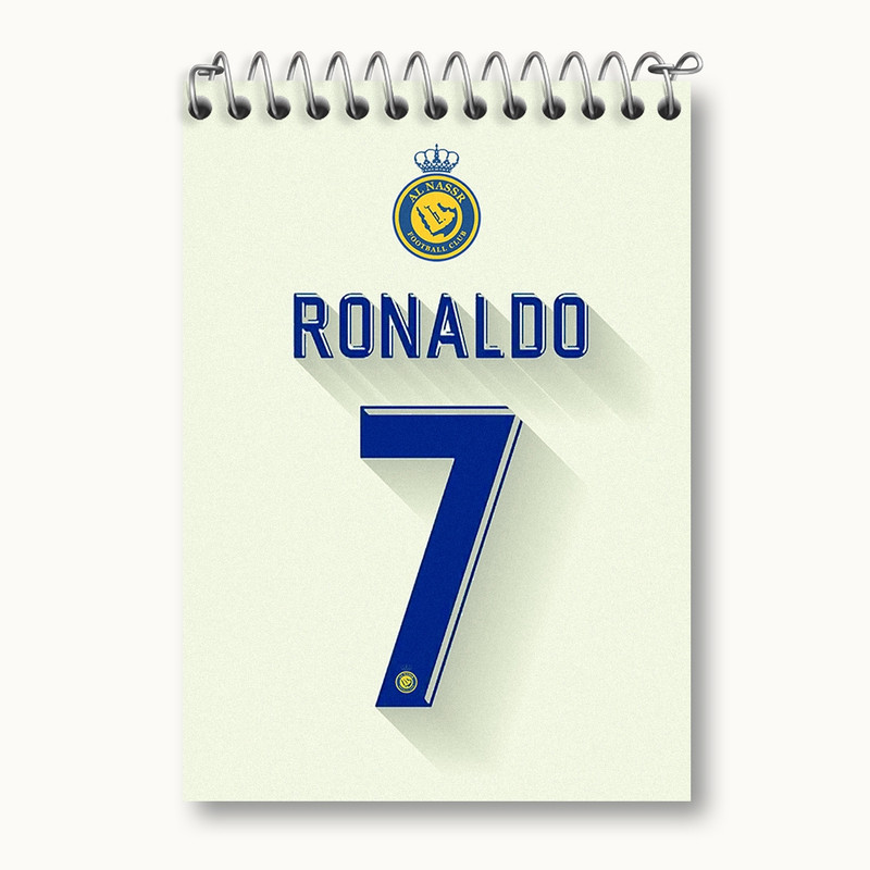 دفتر یادداشت 50 برگ خندالو مدل کریستیانو رونالدو کد 36424