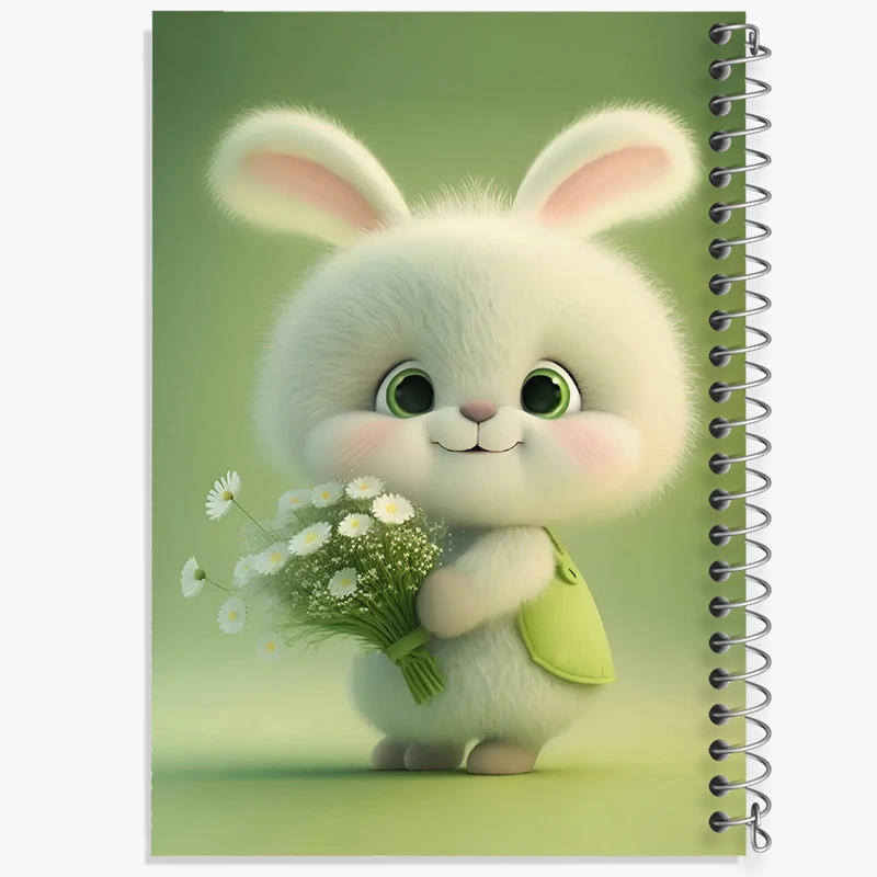 دفتر نقاشی 50 برگ خندالو طرح خرگوش کیوت کد N4078